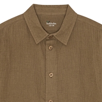 BIRKHOLM Muslin Skjorte Teak Brun
